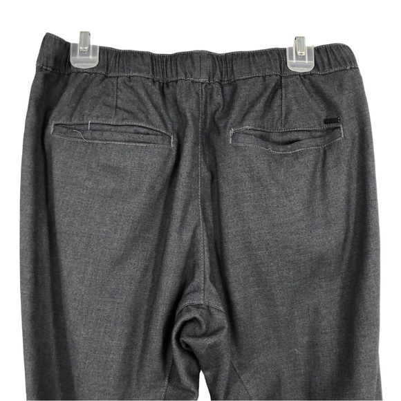 Grey Pacsun Joggers, Elastic Drawstring waist, Side Pockets, Cuffed Zipper Ankle - Picture 4 of 7
